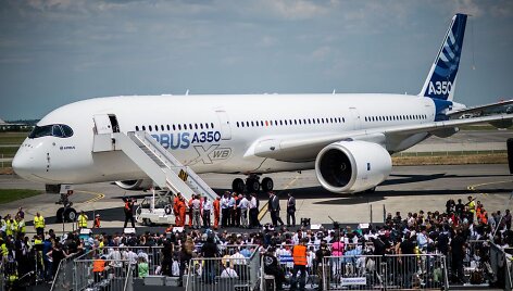 Europinio firmos &bdquo;Airbus&ldquo; lėktuvo A350 pirmasis skrydis