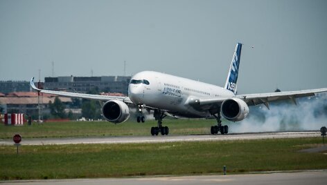 Europinio firmos &bdquo;Airbus&ldquo; lėktuvo A350 pirmasis skrydis