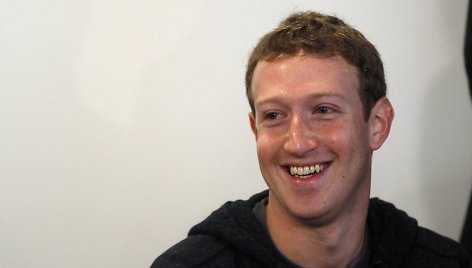 „Facebook“ įkūrėjas Markas Zuckerbergas