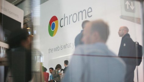 Interneto naršyklės „Google Chrome“ logotipas