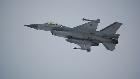 Danijos karinių oro pajėgų naikintuvas F-16