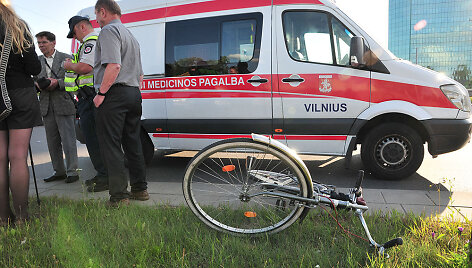 Avarijos vietoje Vilniuje