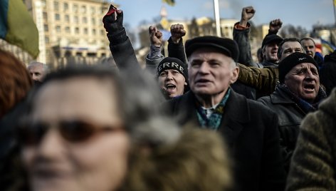 Kijevo Nepriklausomybės aikštėje