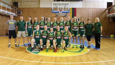 Lietuvos a&scaron;tuoniolikmečių merginų rinktinė