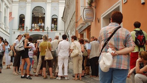 Lenkų turistai Vilniuje