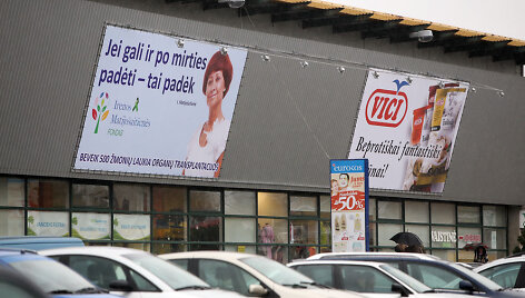 Irenos Matijo&scaron;aitienės fondo socialinės reklamos plakatai.