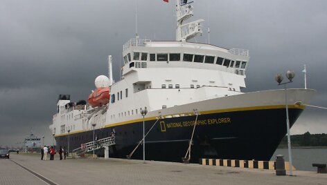 Laivas &bdquo;National Geographic Explorer&ldquo; į Klaipėdą atplukdė 142 keleivius.