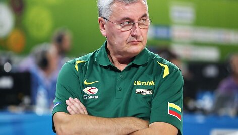 Lietuvos krep&scaron;inio rinktinės treneris Jonas Kazlauskas