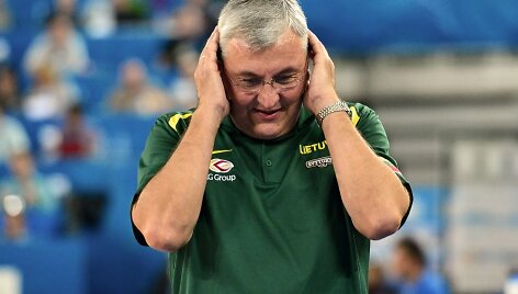 Lietuvos krep&scaron;inio rinktinės treneris Jonas Kazlauskas