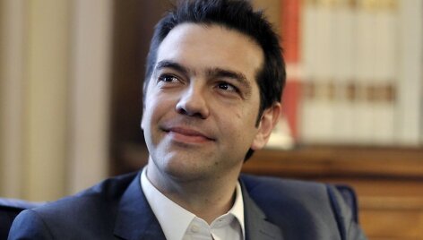 Graikų kairiųjų lyderis Aleksis Cipras
