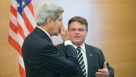 Johnas Kerry ir Linas Linkevičius