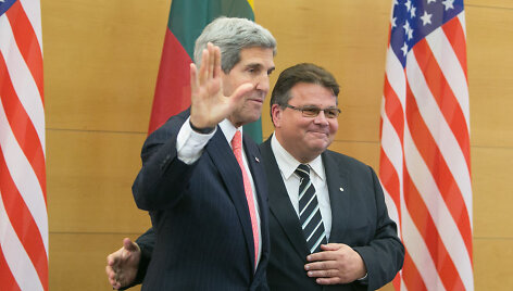Johnas Kerry ir Linas Linkevičius