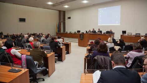 Susitikimas su bendruomenių atstovais Vilniaus savivaldybėje