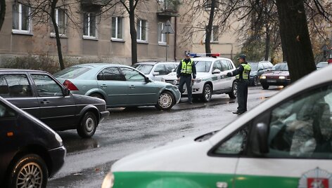 Policininkas Kaune sukėlė avariją