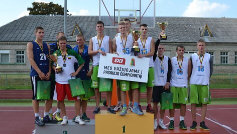 3x3 krep&scaron;inio komandos