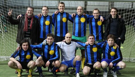 Lietuvos žurnalistų futbolo čempionato nugalėtojai i&scaron; Kauno.