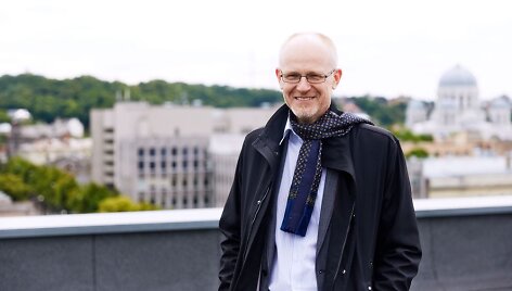 Vytauto Didžiojo universiteto Socialinių mokslų fakulteto dekanas prof. Jonas Ru&scaron;kus /Nuotr. Lukas Motiejūnas