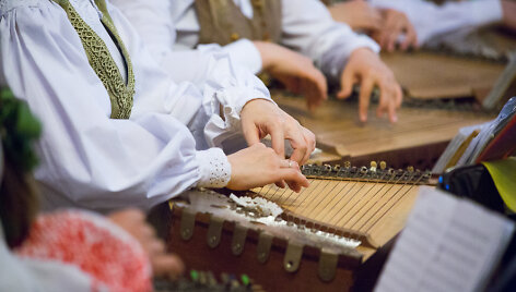 Po &Scaron;v. Jonų bažnyčios skliautais skambėjo kanklių muzika