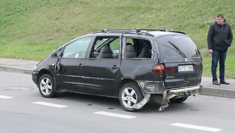 Avarija Dubijos ir Serbentų gatvėje