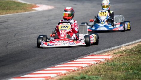 Gustas Grinbergas dalyvauja &bdquo;ROK Junior&ldquo; kartingo čempionato atrankos etapuose