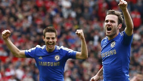 Juanas Mata pelnė pergalingą "Chelsea" įvartį
