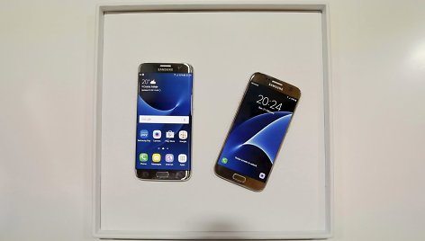 „Samsung“ pristatė „Galaxy S7“ ir „Galaxy S7 Edge“ telefonus