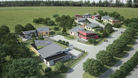 Naujas individualių namų kvartalas &bdquo;Žiedas&ldquo; Panevėžyje