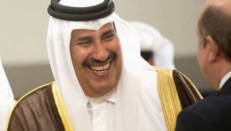 Kataro ministras pirmininkas Hamadas bin Jassimas al Thani