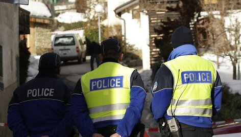 &Scaron;veicarijos policija Dejono kaime, &scaron;alia nusikaltimo vietos