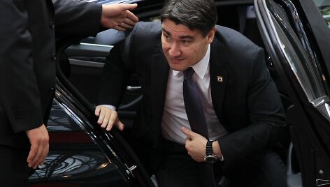 Kroatijos ministras pirmininkas Zoranas Milanovičius