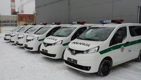 Policijai skirti &bdquo;Nissan NV200&ldquo;