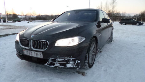 Pasieniečių sulaikytas BMW