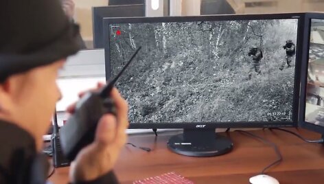Rusijos gynybos komplekso &bdquo;Radiobarrier&ldquo; gaminamų seisminių daviklių reklama.