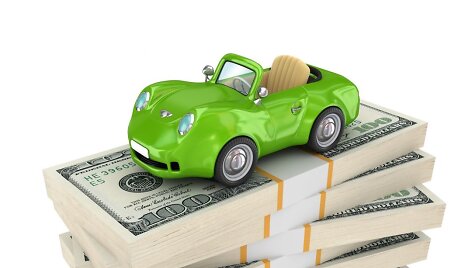 Automobilis, mokestis už automobilį (123 RF)