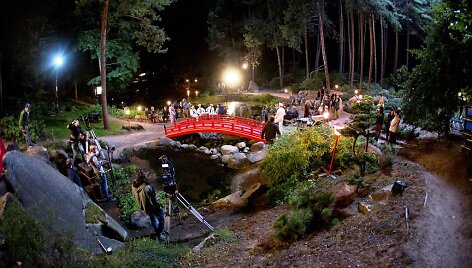 Filmavimo aik&scaron;telėje Vilnius tapo Japonija