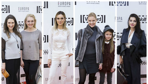 Rūta &Scaron;čiogolevaitė, Asta Valentaitė, Vilma Javtokienė su dukra, Kristina Kaikarienė
