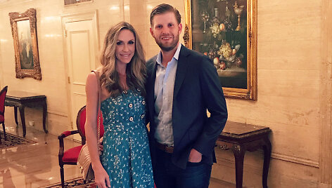 Ericas Trumpas ir Lara Trump