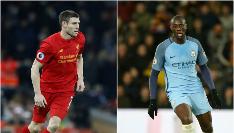 Jamesas Milneris ir Yaya Toure