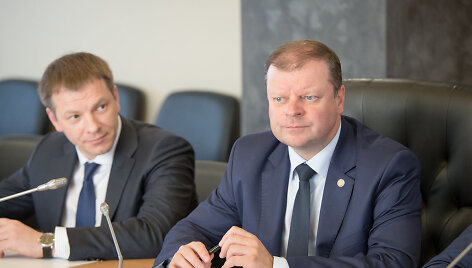 Vilius &Scaron;apoka ir Saulius Skvernelis