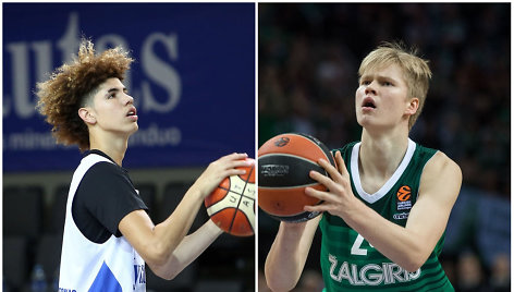 LaMelo Ballas ir Martynas Arlauskas