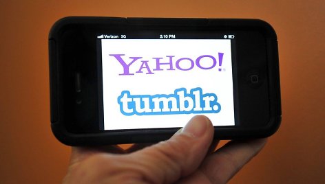 „Yahoo!“ ir „Tumblr“ logotipai