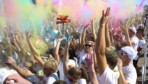 „The Color Run Vilnius“ bėgimas