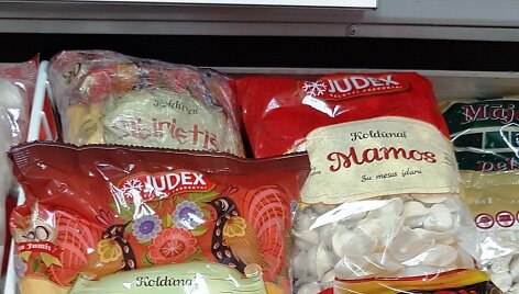 Lietuvi&scaron;kose parduotuvėse Londone JUDEX produkcijos - gausu.