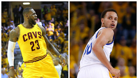 LeBronas Jamesas ir Stephenas Curry