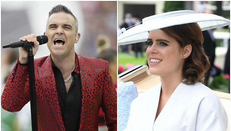 Robbie Williamsas ir princesė Eugenie