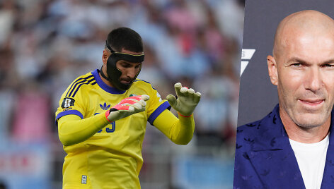 Luca Zidane'as ir Zinedine'as Zidane'as