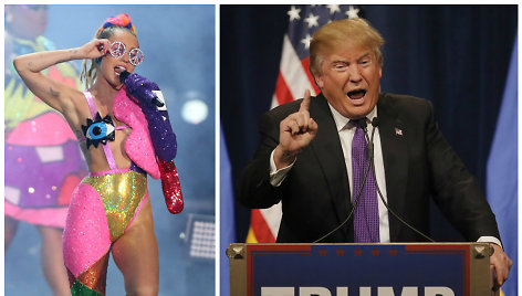 Miley Cyrus ir Donaldas Trumpas