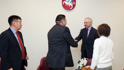 Susitikimas su Mongolijos parlamento nariais ir Pasaulio banko grupės atstovais 