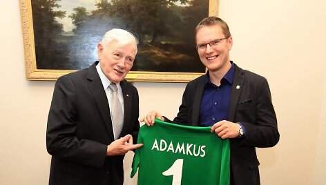 Valdas Adamkus ir Valdas Dambrauskas