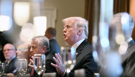 Donaldo Trumpo ir Baltijos &scaron;alių vadovų susitikimas